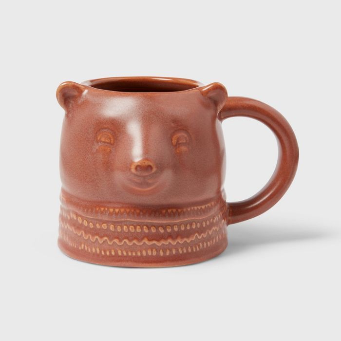 14oz Stoneware Bear Mug - Threshold&#8482; | Target