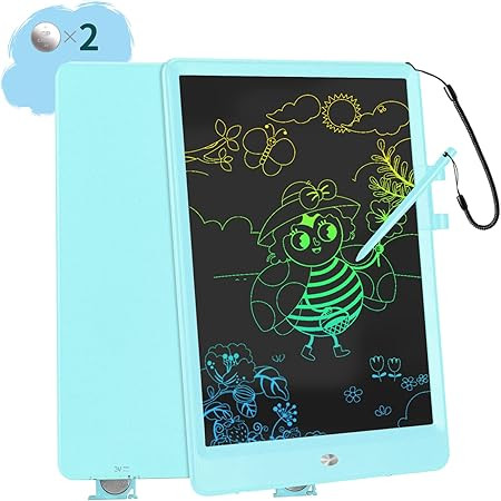 SIXGO LCD Writing Tablet, 10 Inch Colorful Drawing Pad for Kids, Reusable Doodle Board with Erase... | Amazon (US)