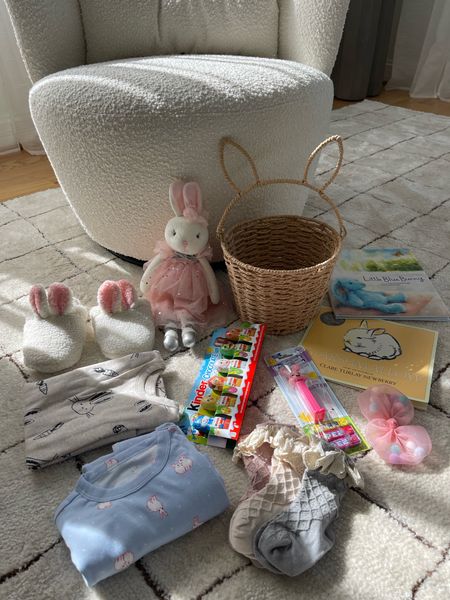 Easter basket gift ideas for little girls! Making one for my 3 and 6 year old girl! The neutral pjs will be for my 2 year old. 

Easter basket idea, Easter basket, Easter basket gift ideas, 

#LTKkids #LTKfamily #LTKSeasonal