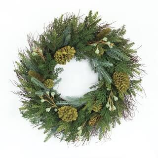 23" Mixed Pine Wreath | Michaels | Michaels Stores
