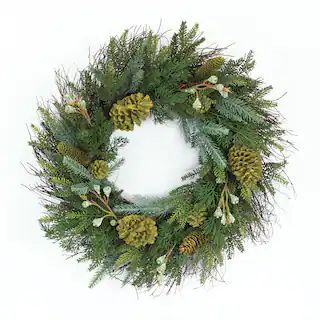 23" Mixed Pine Wreath | Michaels | Michaels Stores