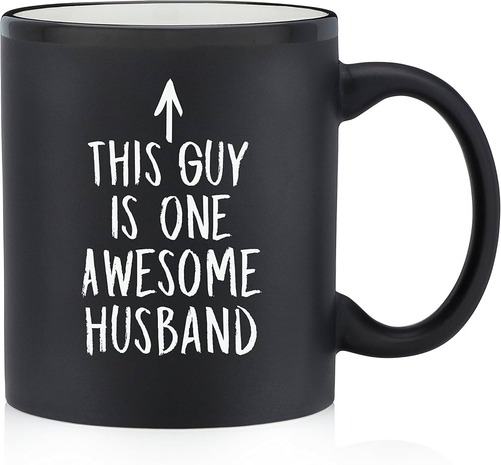 One Awesome Husband Funny Coffee Mug - Anniversary & Christmas Gifts for Men, Him - Best Husband ... | Amazon (US)
