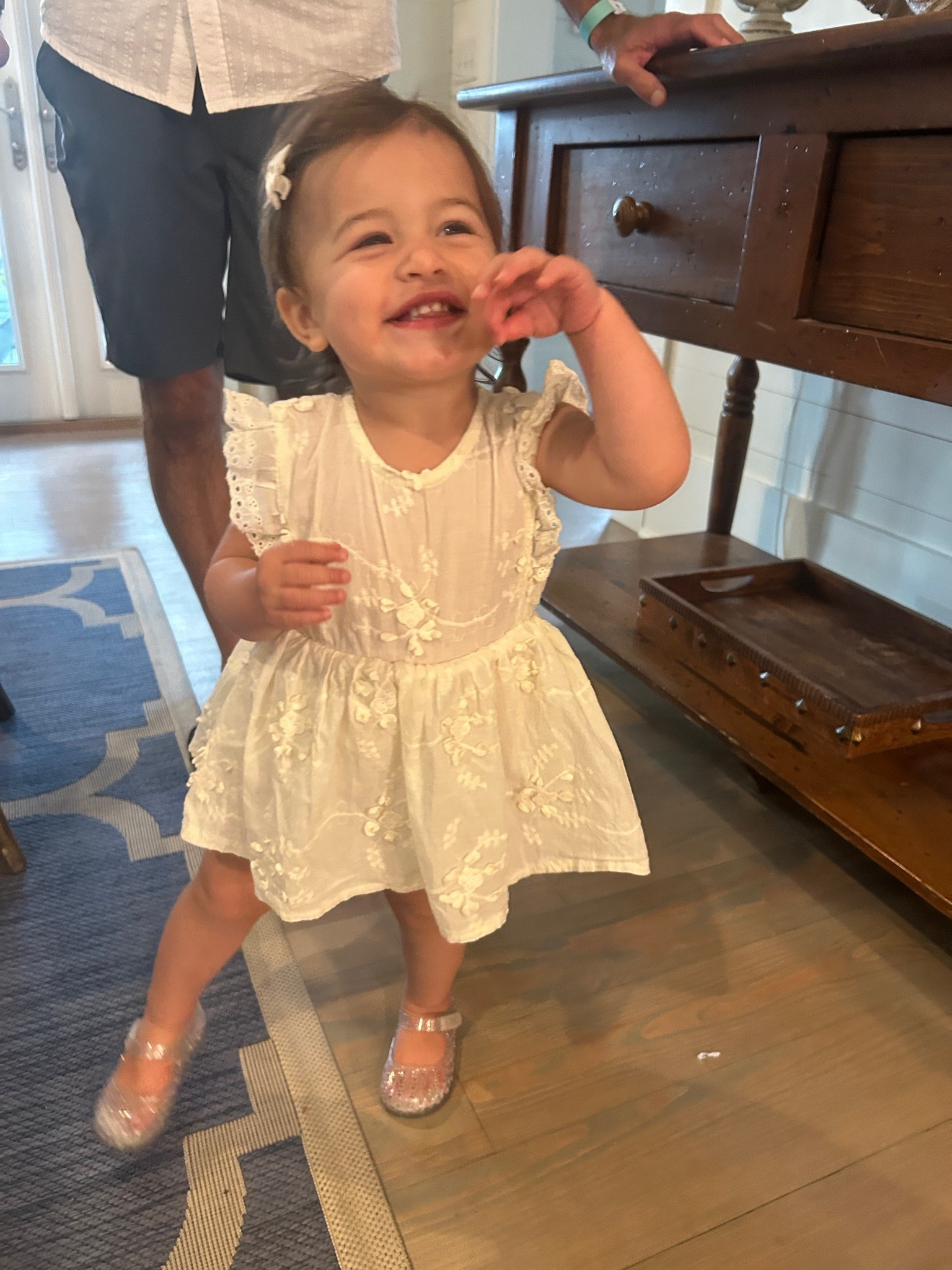 The sweetest little family photo look 🤍 This cream romper is even cuter in person and the little jellies are just so cute!!! Linking her full outfit here ✨

#LTKootd #LTKBaby #LTKKids