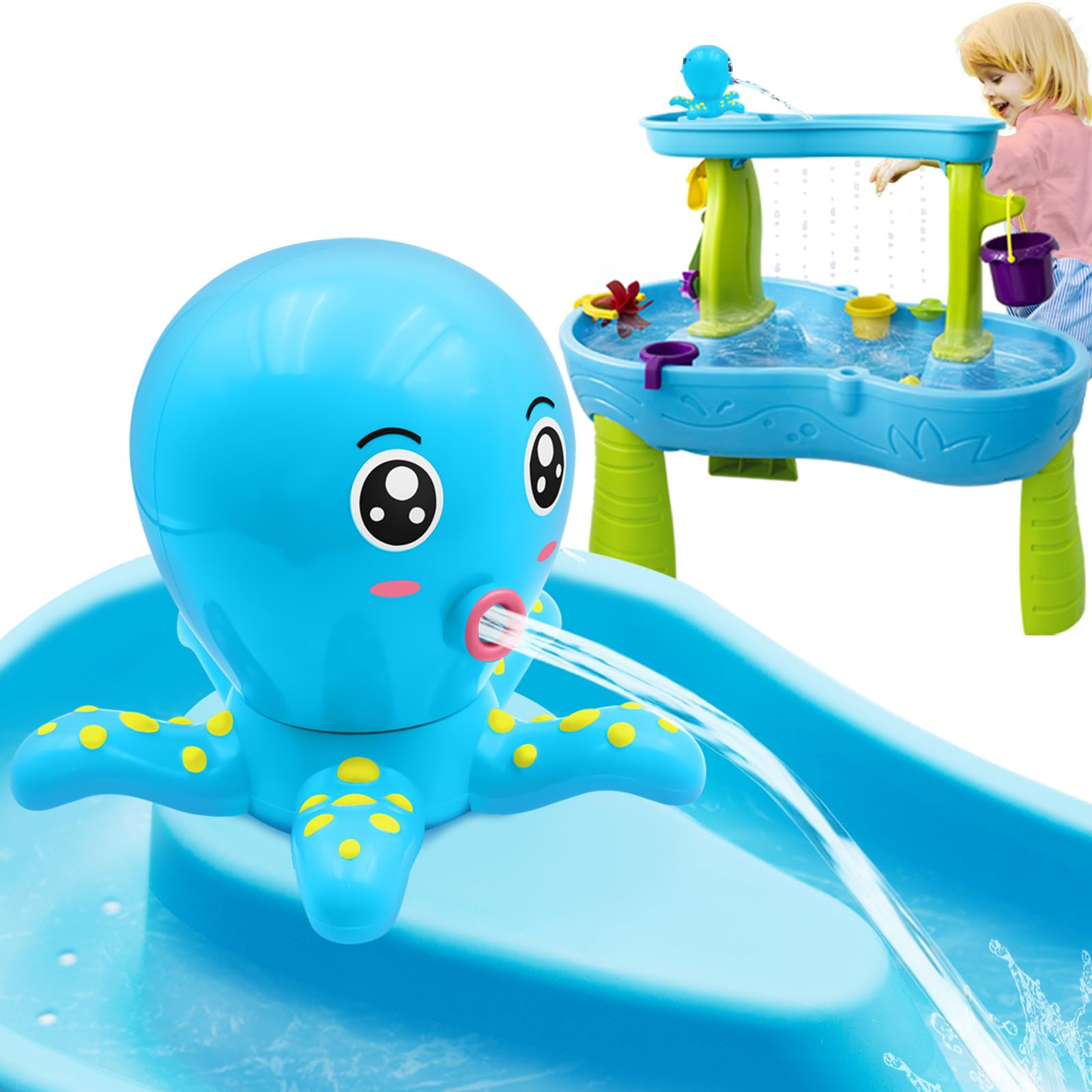 Water Table Pump, Octopus Battery Powered Water Pump for Water Table 3 Hours Non-Stop Fun Summer ... | Amazon (US)