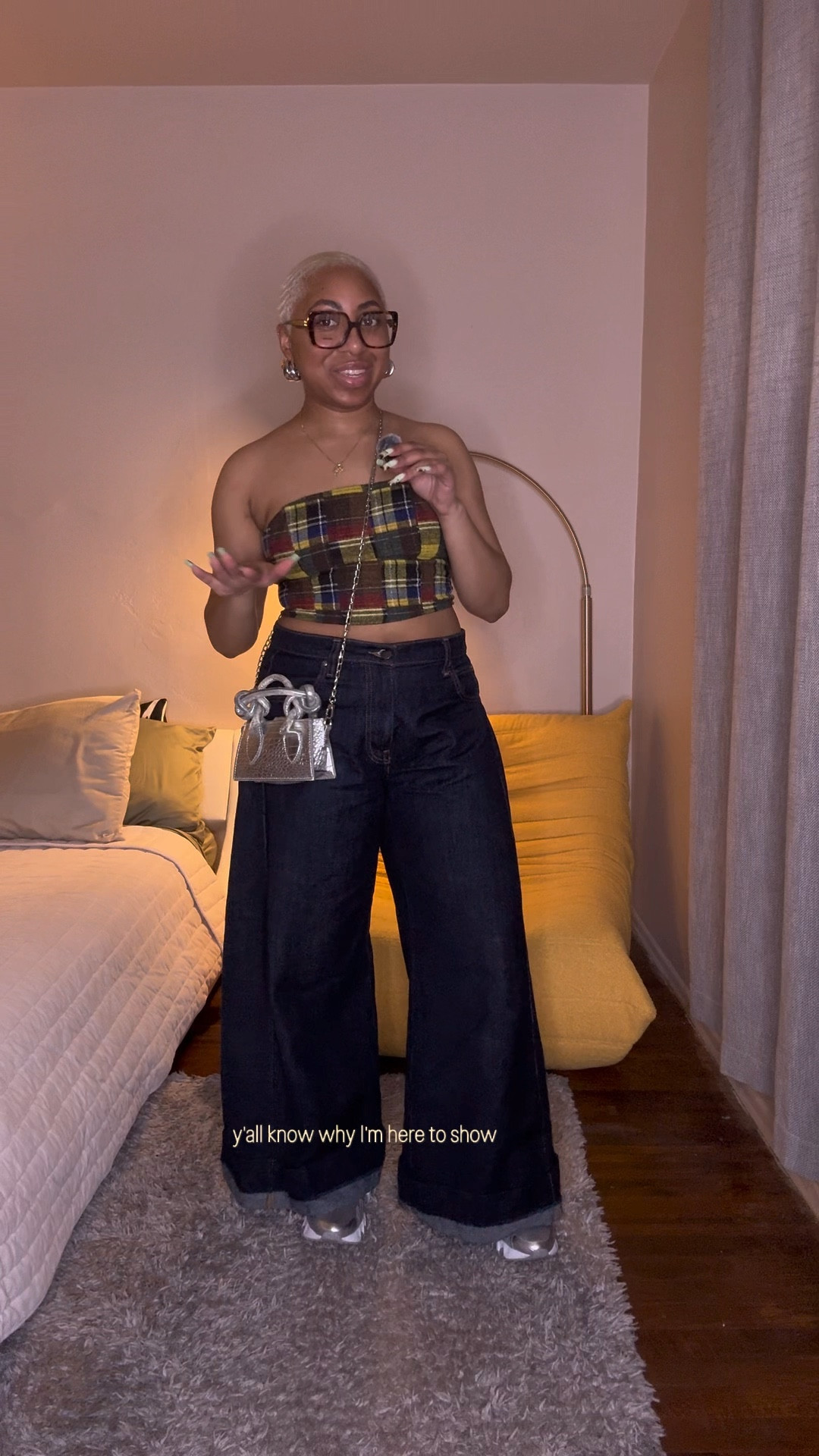 Quick errand fit check ✨ California will forever have my heart because what do you mean I can wear a tube top in the winter if I want?! Absolutely!! Yes 1000x!

Height: 5’ 1”
Weight: 145

Top: M
Pants: US 10 (had them taken in at the waist and cuffed at the bottom by my tailor) 

#LTKMidsize #LTKPetite #LTKootd