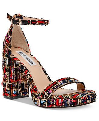 Steve Madden Women's Susan Two-Piece Platform Dress Sandals - Macy's | Macys (US)