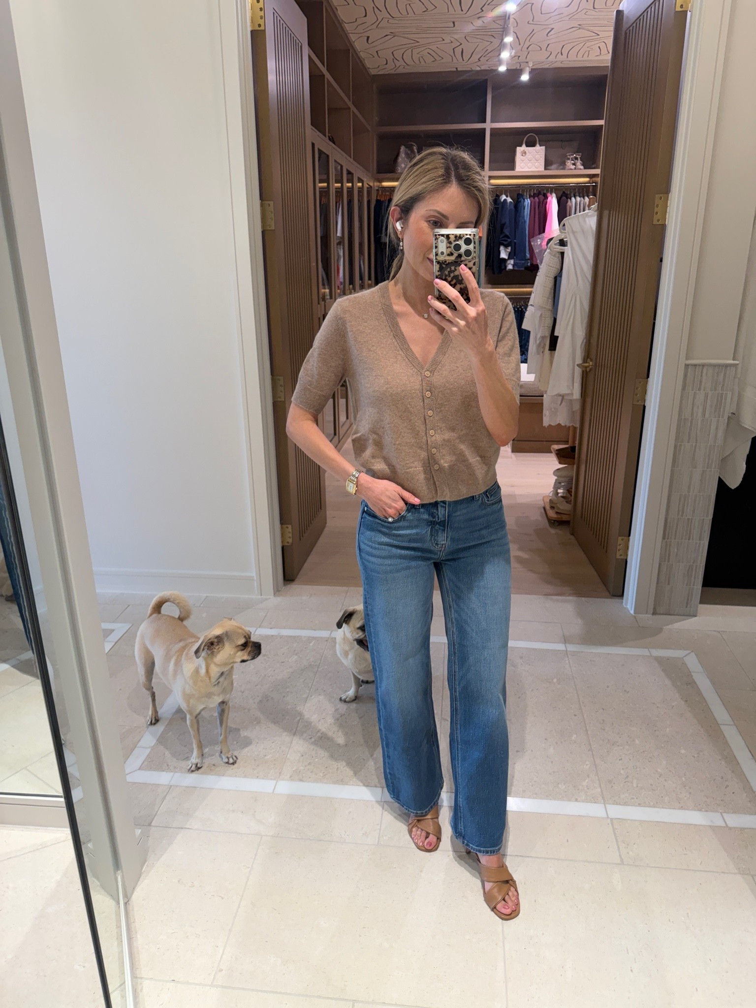 Quince Cardigan - small
Quince Bella Stretch Relaxed Straight Jeans - (size 25 inseam 28)

#LTKOver40 #LTKPetite
