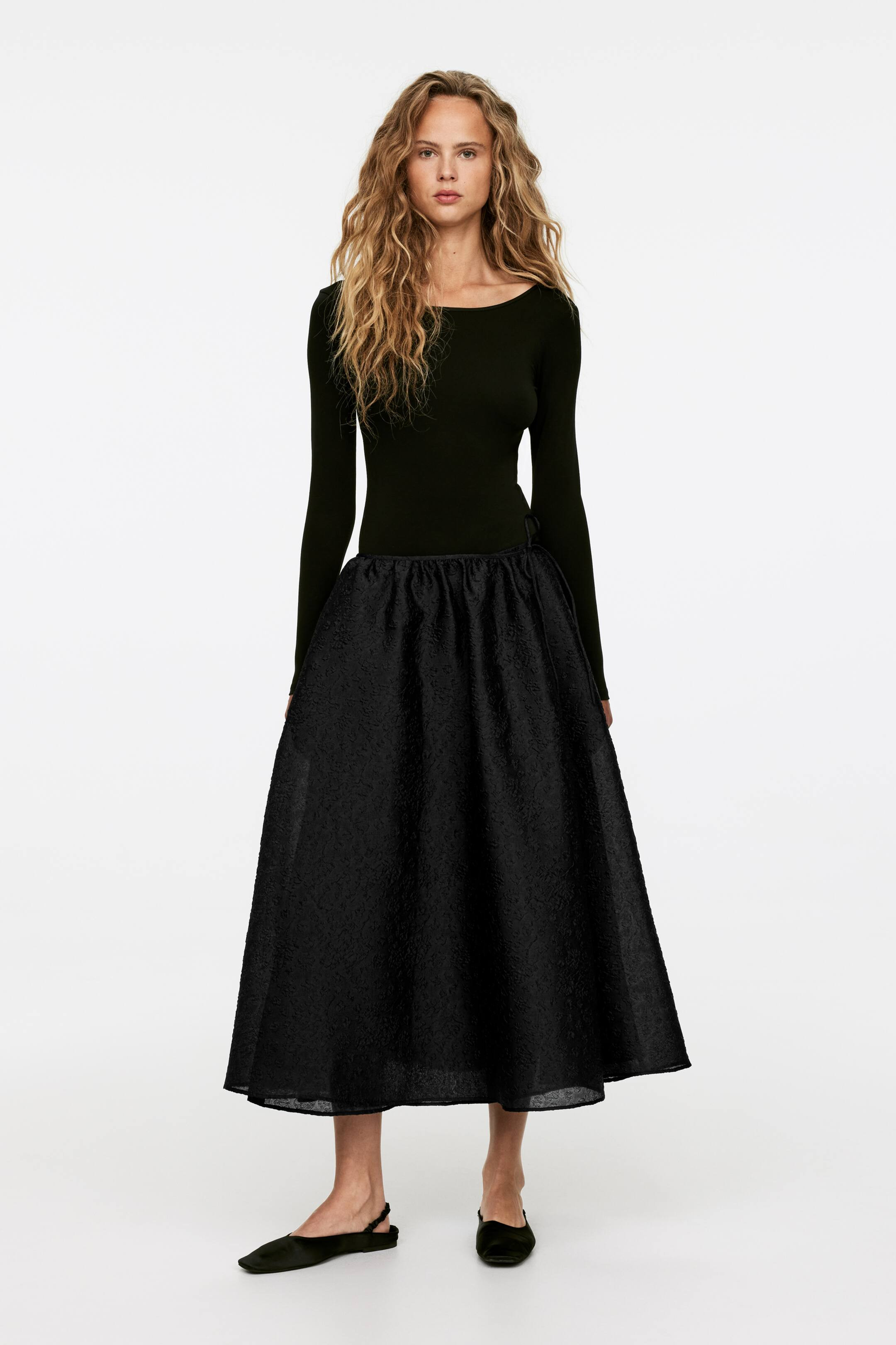 Brocade Midi Skirt | H&M (UK, MY, IN, SG, PH, TW, HK)
