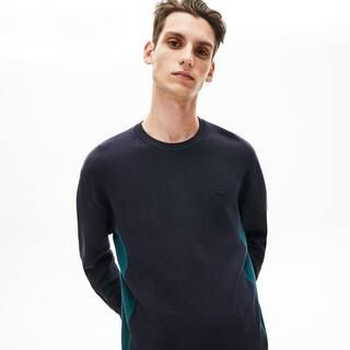 Men's Contrast Effects Knit Sweater | Lacoste (US)