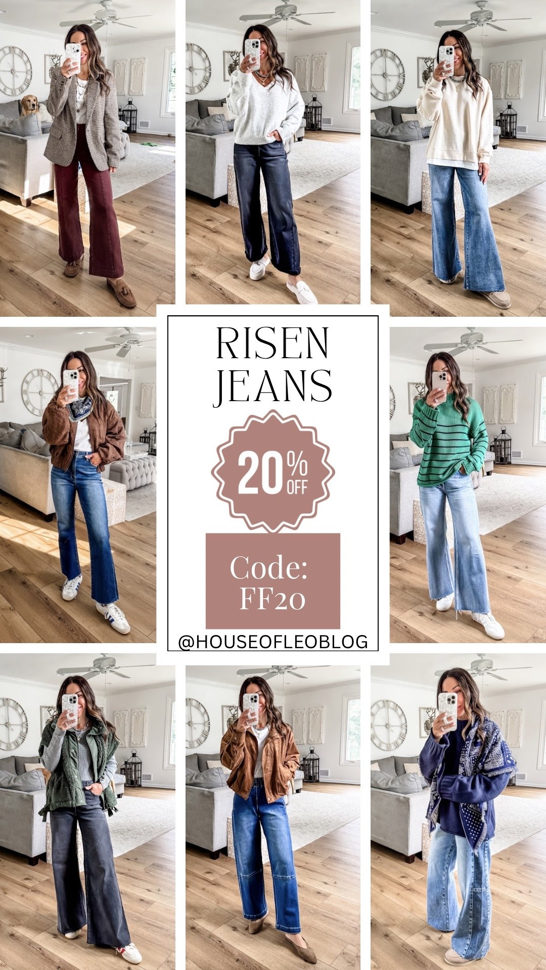 Code FF20. Wearing 25 in all jeans.

#LTKSaleAlert #LTKPetite #LTKOver40