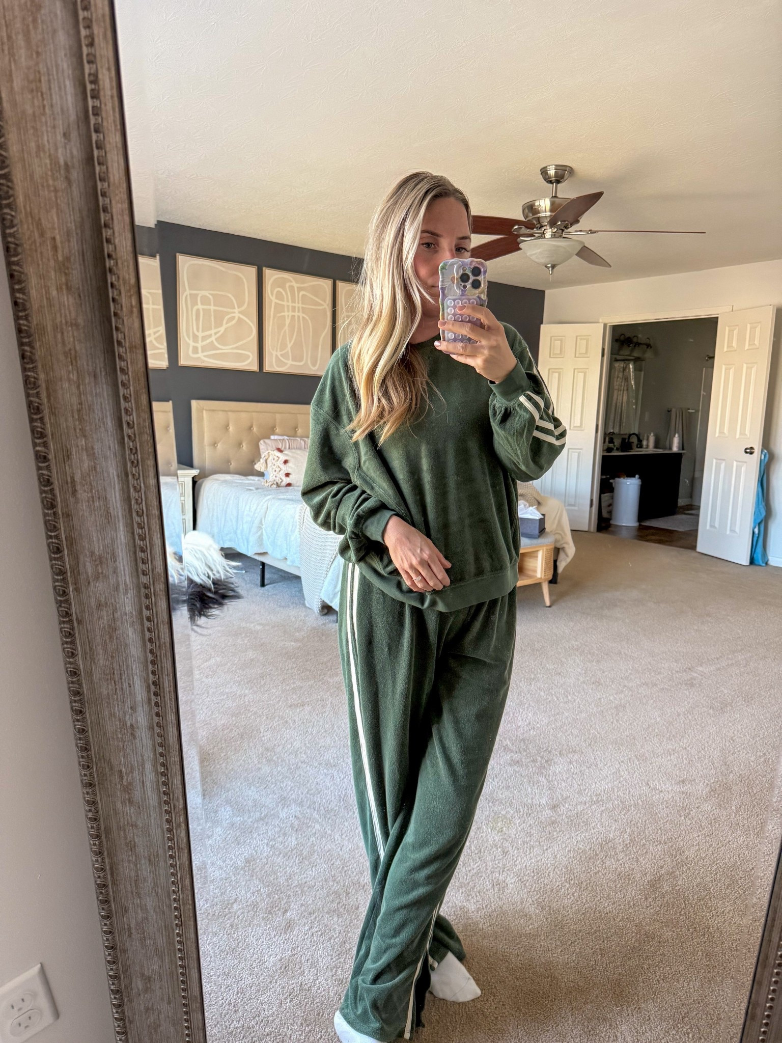 I will be living in this cute track set. Even the kiddos can match 😍

#loungewear #momoutfit #matchingoutfit #ootd #momfit #leisure 

#LTKFamily #LTKSeasonal