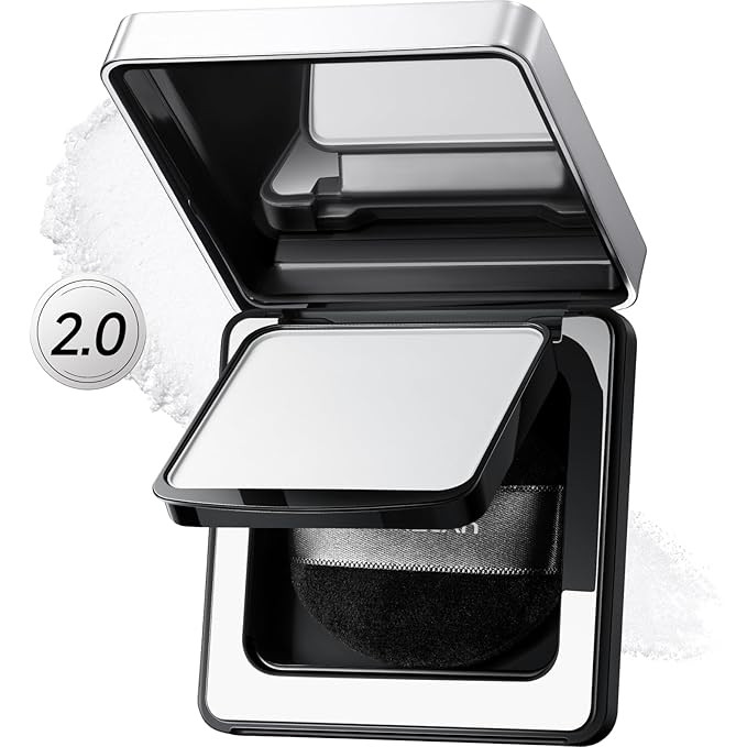 CARSLAN 2.0 Black Magnet Soft Focus Powder, Waterproof Translucent Pressed Setting Powder, 24H Lo... | Amazon (US)