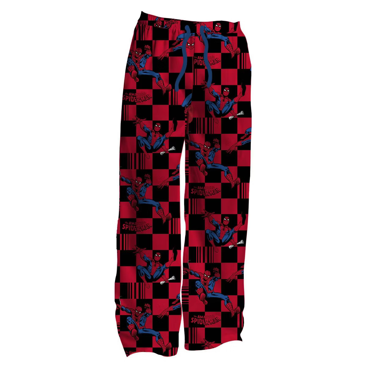Men's Marvel Spider-Man Pajama Pants - Red/Black | Target