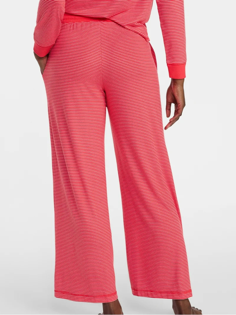 Joyspun Women's Cozy Lounge Collection Hacci Knit Sleep Pants, 29.5'' Inseam, Sizes XS-3X | Walmart (US)