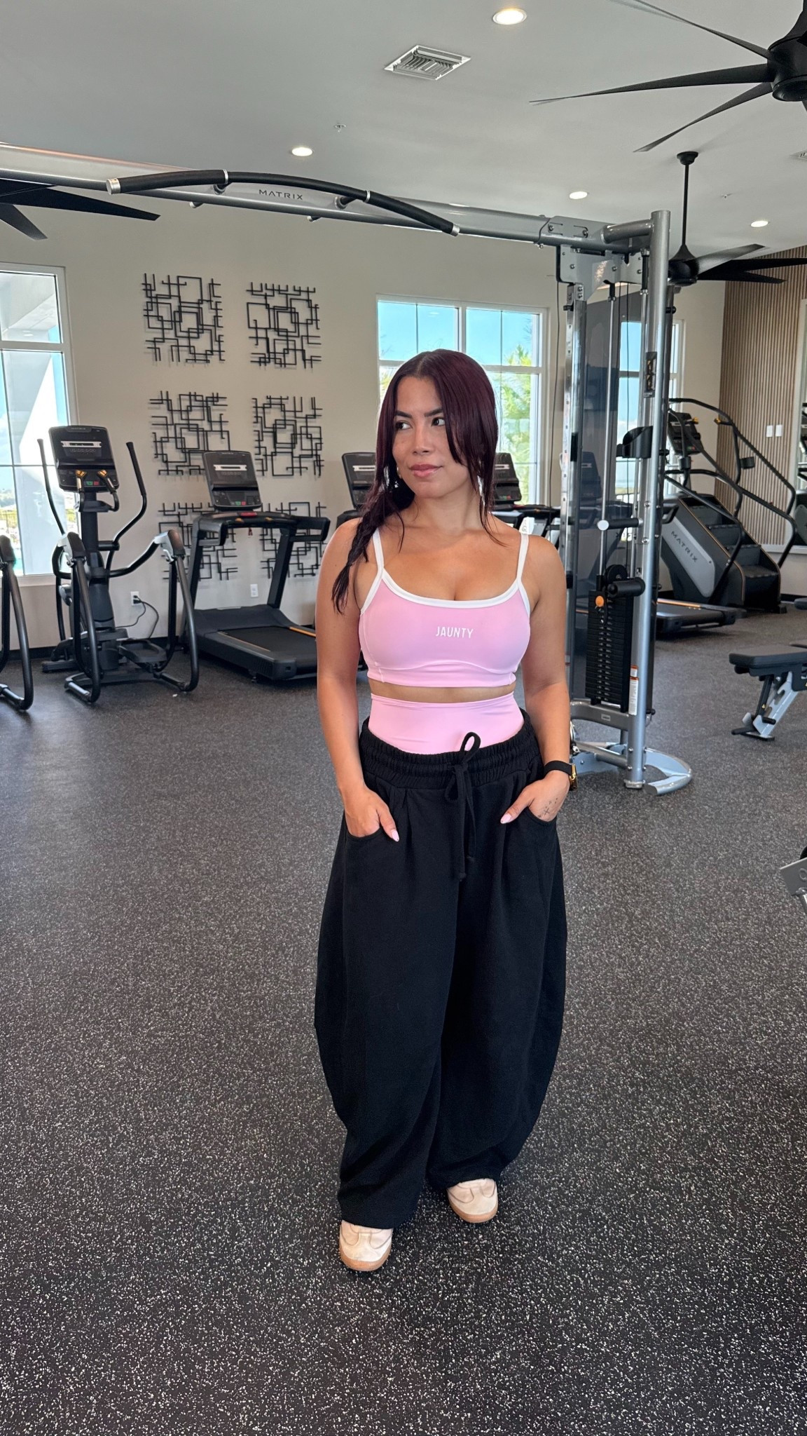 Wearing a size large in the @jaunty set and medium in @urbanoutfitters pants 

#LTKdayinmylife #LTKootd #LTKSpringSale