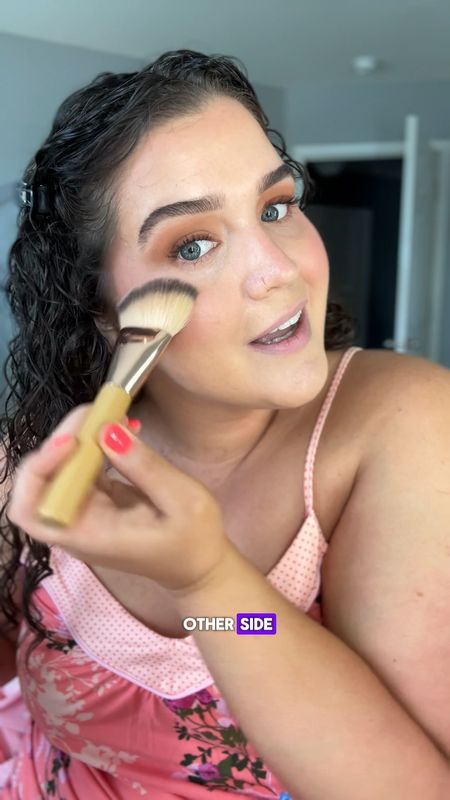 Summer glowy makeup look ✨ 
Tarte Shape Tape GlowBar + brush duo on sale 30% off. The perfect light pink and champagne highlight 


#LTKVideo #LTKStyleTip #LTKBeauty