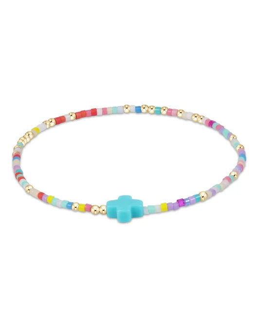 Hope Unwritten Signature Cross Bracelet- Hot Mess by Enewton | ish Boutique