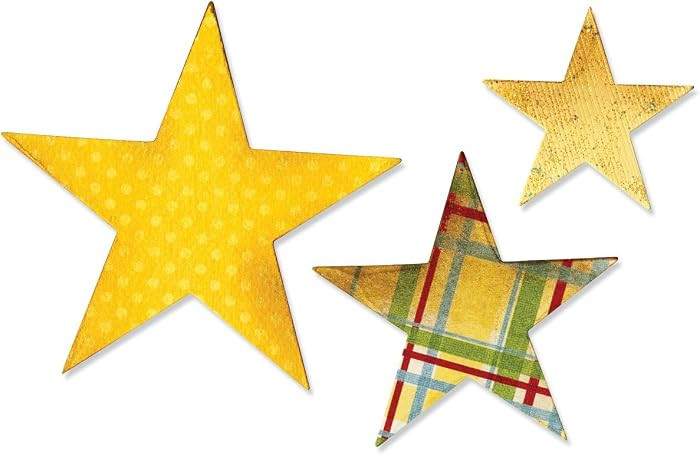 Sizzix 656339 Bigz Die Stars, Multicolor | Amazon (US)