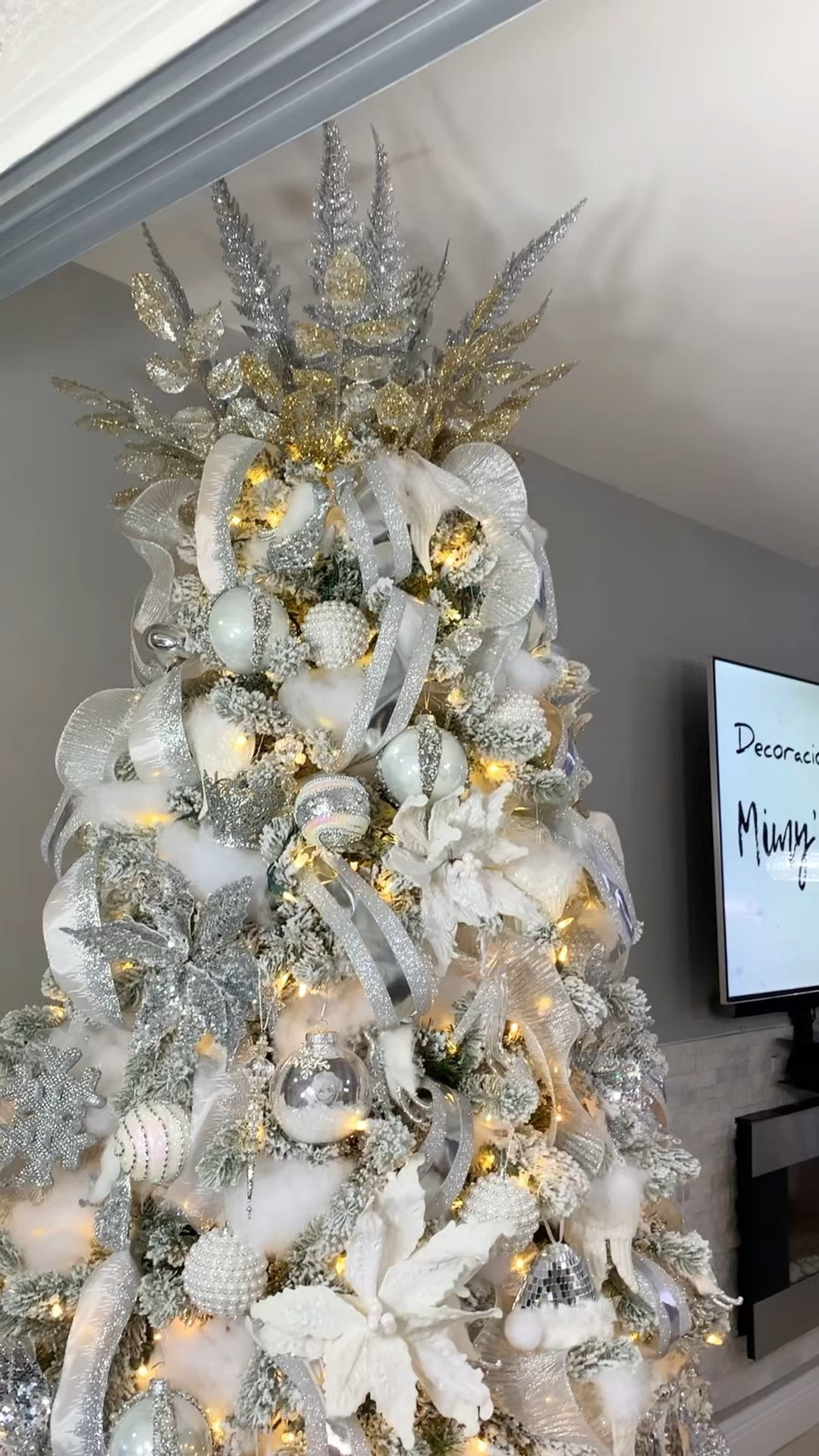 Winter wonderland white and silver Christmas tree 

#LTKSeasonal #LTKGiftGuide #LTKHoliday
