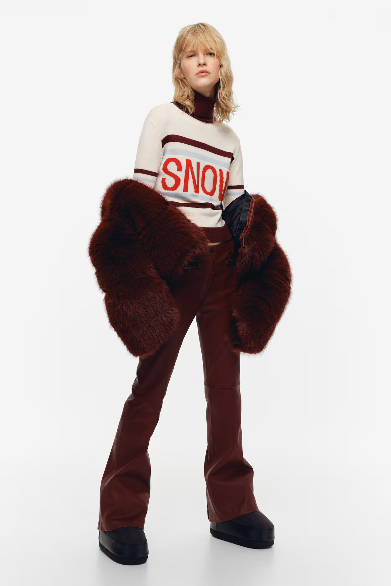 Intarsia-Knit Wool Sweater | H&M (US + CA)