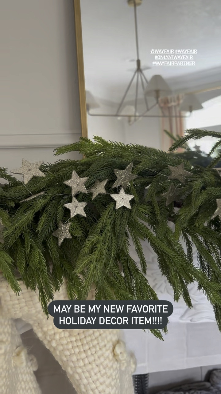 The prettiest whimsical star garland @wayfair! This is so perfect for garland or even your tree. 

 #wayfair #wayfairpartner 

#LTKSeasonal #LTKHome #LTKHoliday