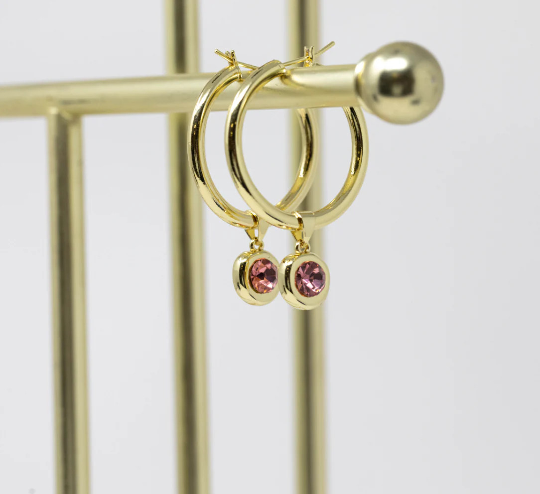 Elizabeth Hoop Birthstone Set | Allie + Bess