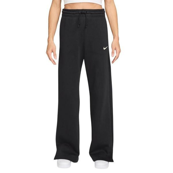Women's Nike Sportswear Phoenix Fleece Wide Leg Sweatpants XLarge Black/Sail Regular | Scheels Sports