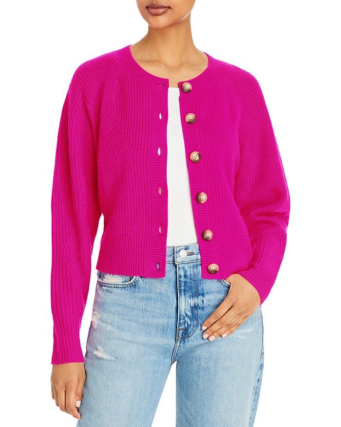 Novelty Rib Cashmere Cardigan - 100% Exclusive | Bloomingdale's (US)