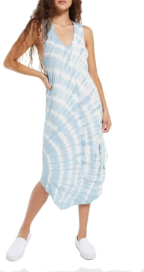 Z SUPPLY Women's Reverie Spiral Tie-Dye Dress | Amazon (US)