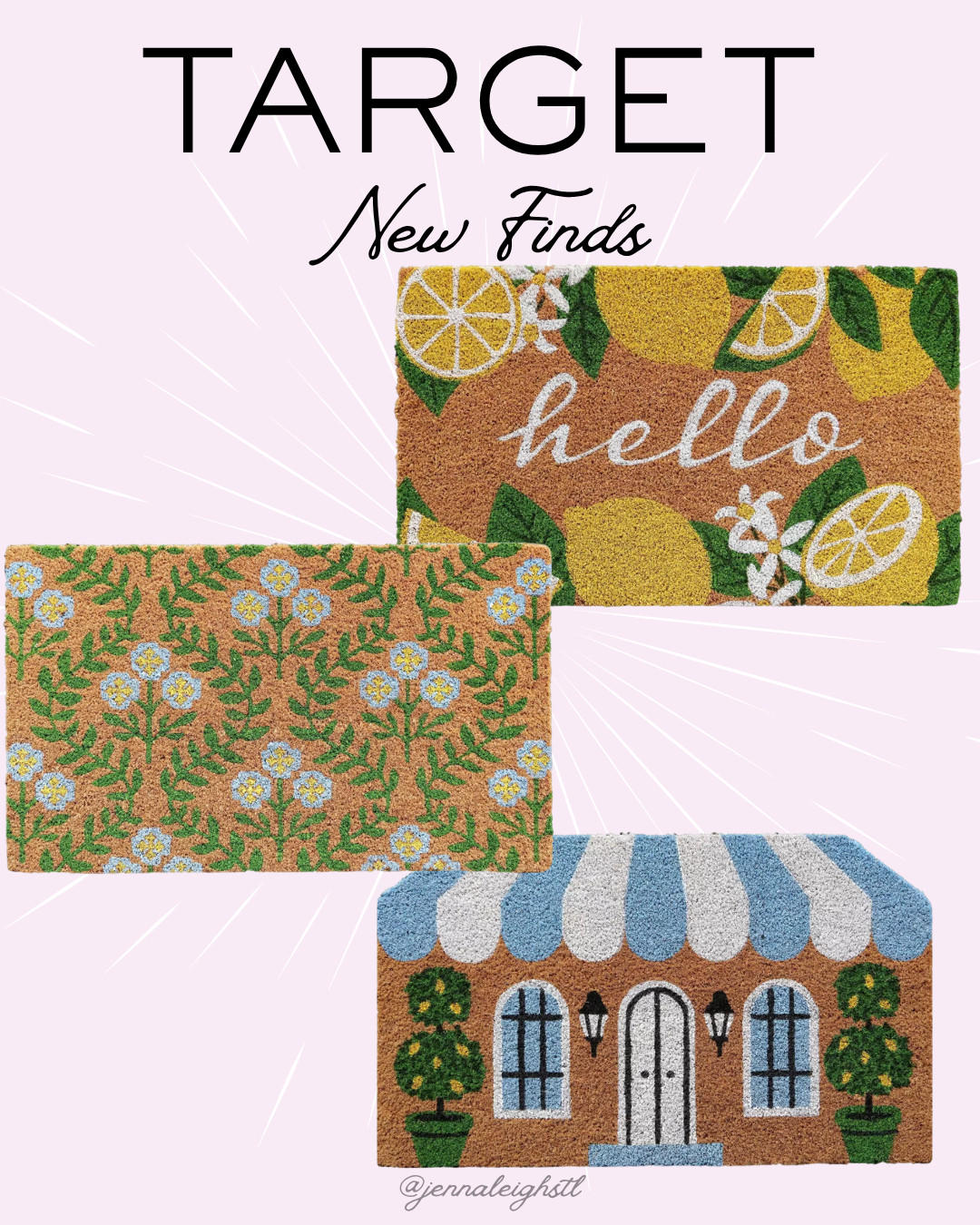 Target find. These 18x30 boxwood coir doormats are such a fun way to bring some spring cheer to your home and freshen up your entryway. 

 #LTKSeasonal #LTKHome