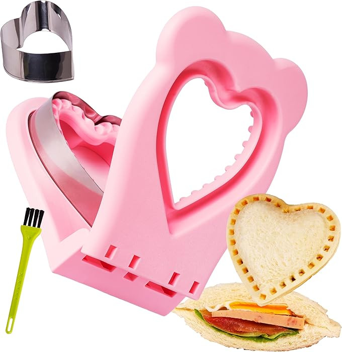 Uncrustables Sandwich Maker Sealer Cutter, Crustless Sandwich Cutter, PB&J Uncrustable Maker - Co... | Amazon (US)