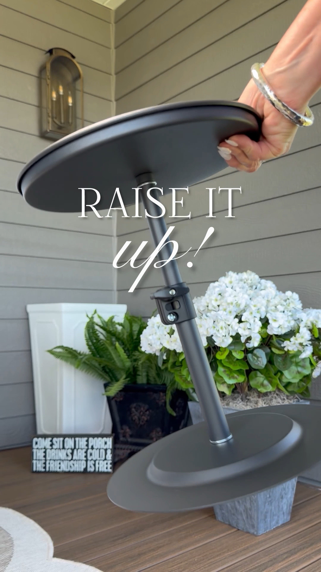 If you’re tired of finding something in your home to raise your plants, I highly recommend this plant riser. It comes with two rods for adjusting height. I love that it’s metal — sturdy for those heavier plants!

#LTKSeasonal #LTKHome #LTKvlog