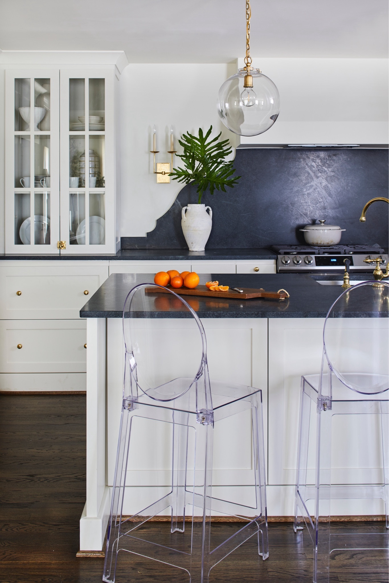 1. We snagged amazing deals on appliance scratch and dent treasures @loweshomeimprovement 

2. opted for black granite surfaces that mimic soapstone elegance @surface1pelham 

3. brightened the space with affordable sconces from Visual Comfort’s Katie Globes @mayerlightingshowroom 

4. added a touch of sophistication with unlacquered brass hardware from Alno at just $6 per knob @brandinobrass 

5. Discover how savvy choices turned our 1950s kitchen into a clean and classic haven without breaking the bank. 

6. Antique pantry door from @ctpantiques $250

#riverbrookdesign #riverbrookconstruction #riverbrookbeforeandafter #BudgetRenovation #KitchenHacks 
📷 @laureywglenn

#LTKVideo #LTKMostLoved #LTKhome