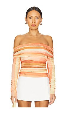 Significant Other Mattie Long Sleeve Top in Sherbet Stripe from Revolve.com | Revolve Clothing (Global)