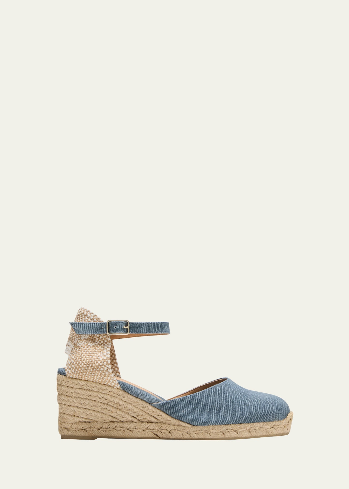 Castaner Carol Canvas Ankle-Strap Wedge Espadrilles | Bergdorf Goodman