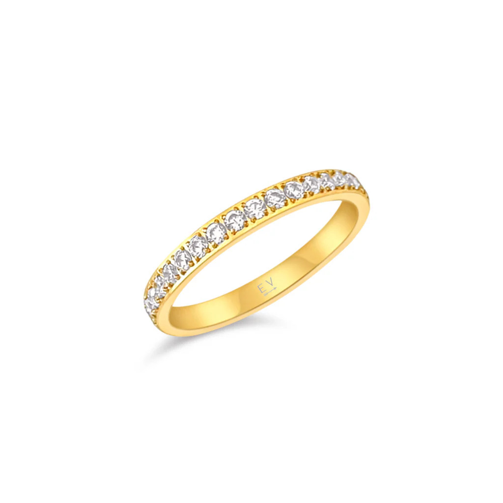 Velia Dainty Eternity Band Ring | Ellie Vail Jewelry