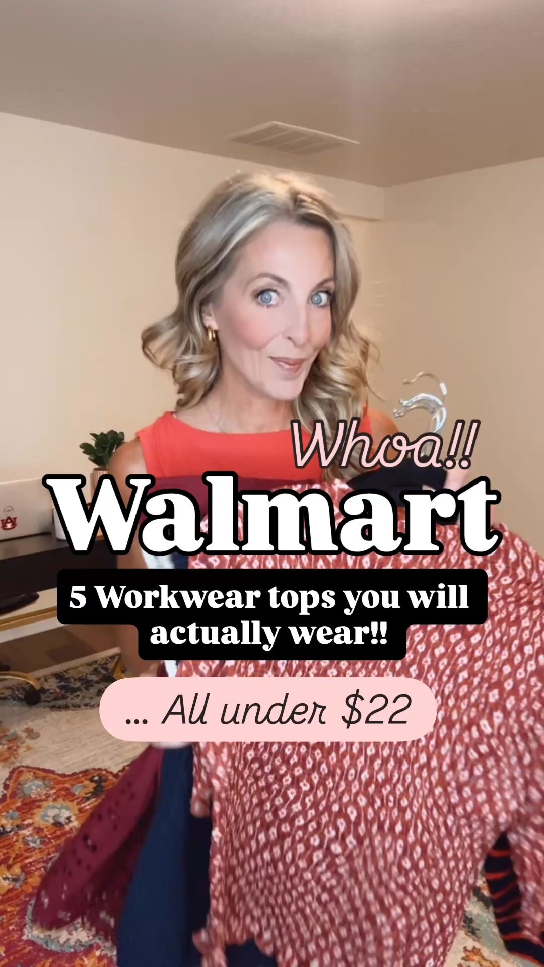 WHOA! Walmart!!! Walmart designers need a RAISE!! These under $22 tops are are next level in both quality and style- comment Walmart to grab these designer looks for less before they sell out! TRUSTme- they will! So good!! 

Workwear tops from Walmart that you won’t believe the price… every single one of these are under $22. Elevated classic looks for less - high quality and great looks perfect for a day in the office, brunch with friends, or your classroom. I love that each top looks great styled with your favorite denim, skirt, shorts, or dress pants. Each top comes in multiple color options wearing a size extra small and all.  

Paired them with my favorite Walmart denim under $30. 

Denim size 2 -  $27
Mesh top - under $15
Striped tee- $17
Vest -$22
Navy sweater $16
Flutter top $20 

#teacherstyle  #teach #mystyle #teacher #teacherstyle #teacher #teacherlook #teacheroutfit #ootd #teacherreel #elevatedstyle #teachersfollowteachers #amazonstyle #teacherfashion #teachersofinsta #outfit #walmartstyle ##teacherssupportteachers #walmart
#newarrival 

#LTKStyleTip #LTKOver40 #LTKSeasonal #LTKFindsUnder50 #LTKStyleTip #LTKOver40