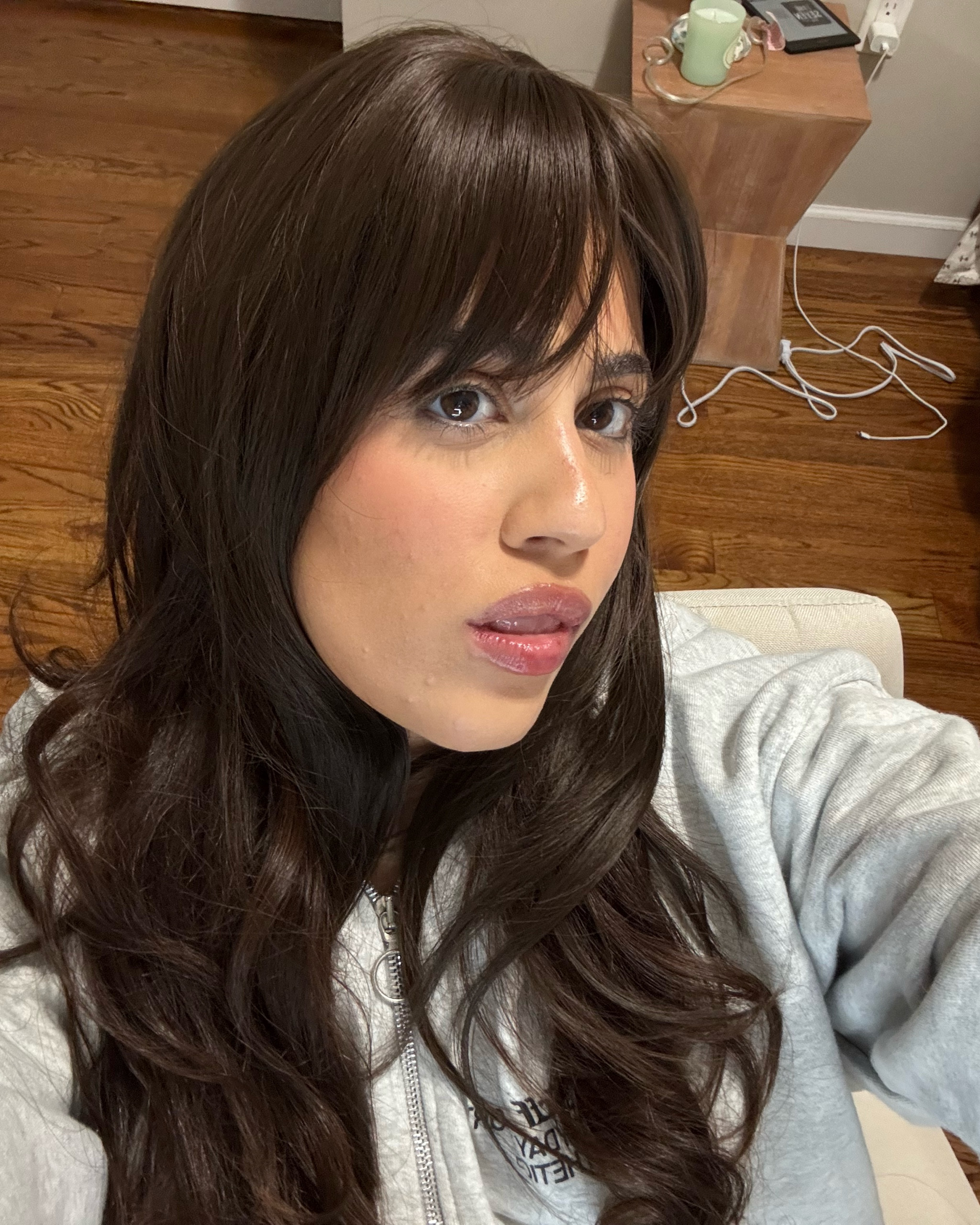 Added a little fake bang 