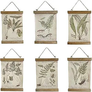 Vintage Poster Wall Art Prints Fabric poster Butterfly tapestries Canvas Wall Scroll Art Poster A... | Amazon (US)