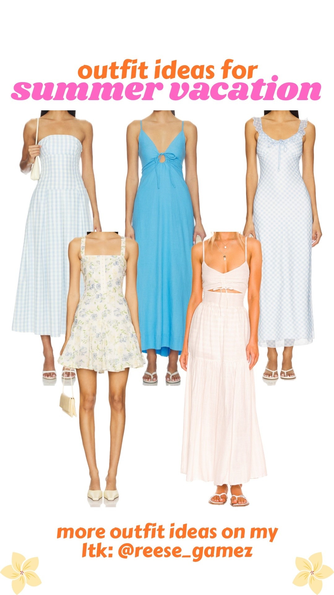 outfits for summer vacation 🩷 beach dress, long dress, maxi dress, summer dress, vacation dress, striped dress, floral dress 

#LTKTravel #LTKootd #LTKSeasonal
