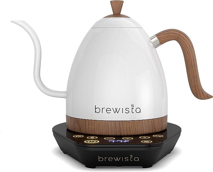 Amazon.com: Brewista Artisan Electric Gooseneck Kettle, 1 Liter, For Pour Over Coffee, Brewing Te... | Amazon (US)