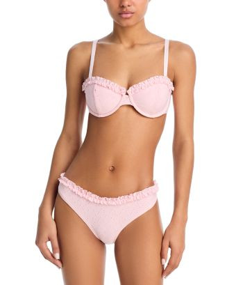 AQUA Ruffled Bikini Top & Bottoms - Exclusive   | Bloomingdale's Women | Bloomingdale's (US)