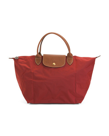 Nylon Le Pliage Original Tote With Leather Trim | TJ Maxx