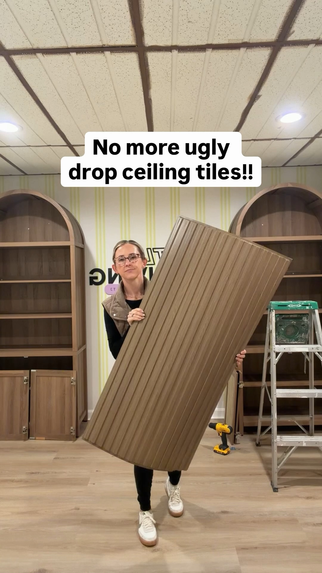 Such an easy and affordable swap that makes a huge difference!

I ordered mine from @Wayfair 👏🏼

Ceiling Tiles | Podcast Studio | DIY Project

Come Stay Awhile, Amanda Vernaci

#LTKHome #LTKSaleAlert