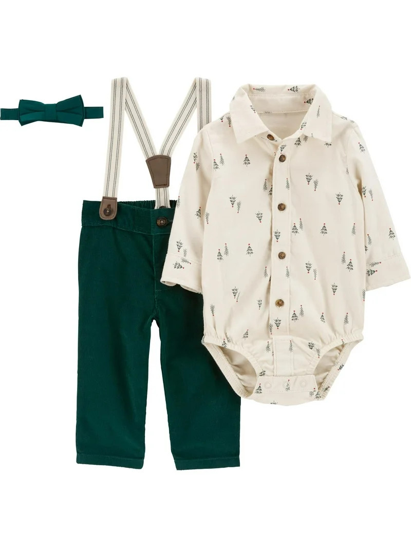 Carter's Child of Mine Baby Boy Outfit Set, 4-Piece, Sizes 0/3-24 Months | Walmart (US)