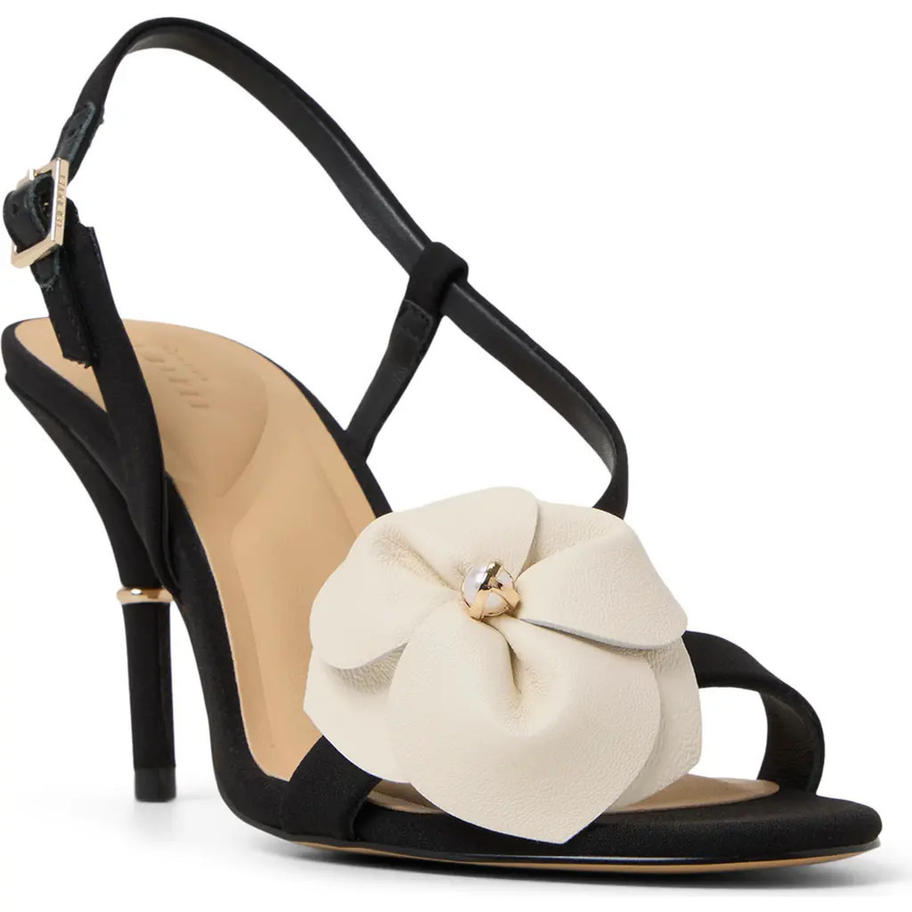 Ted Baker London Juliette Slingback Sandal in Black/White at Nordstrom, Size 8.5 | Nordstrom