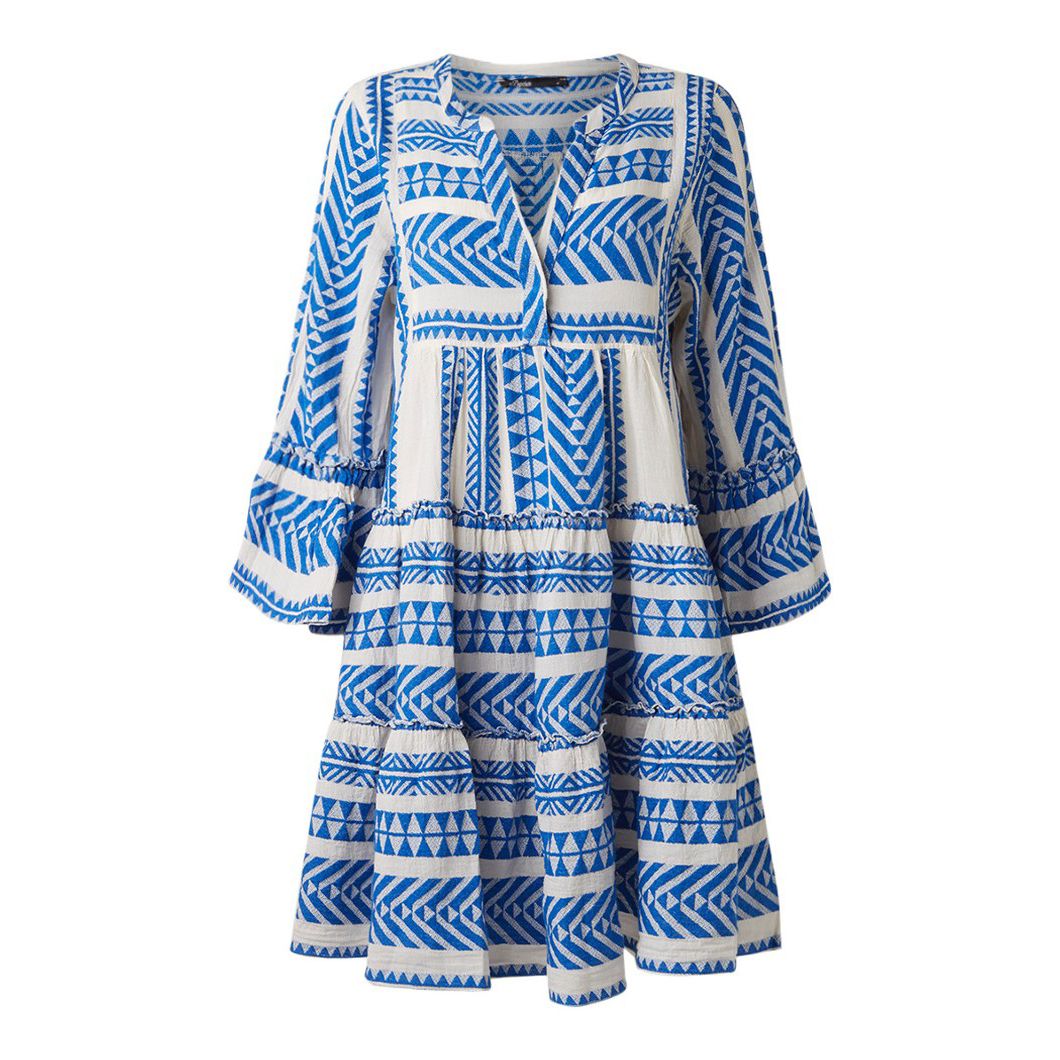 DEVOTION Blue Devotion Zakar Embroidery Dress - Trouva | Trouva (Global)