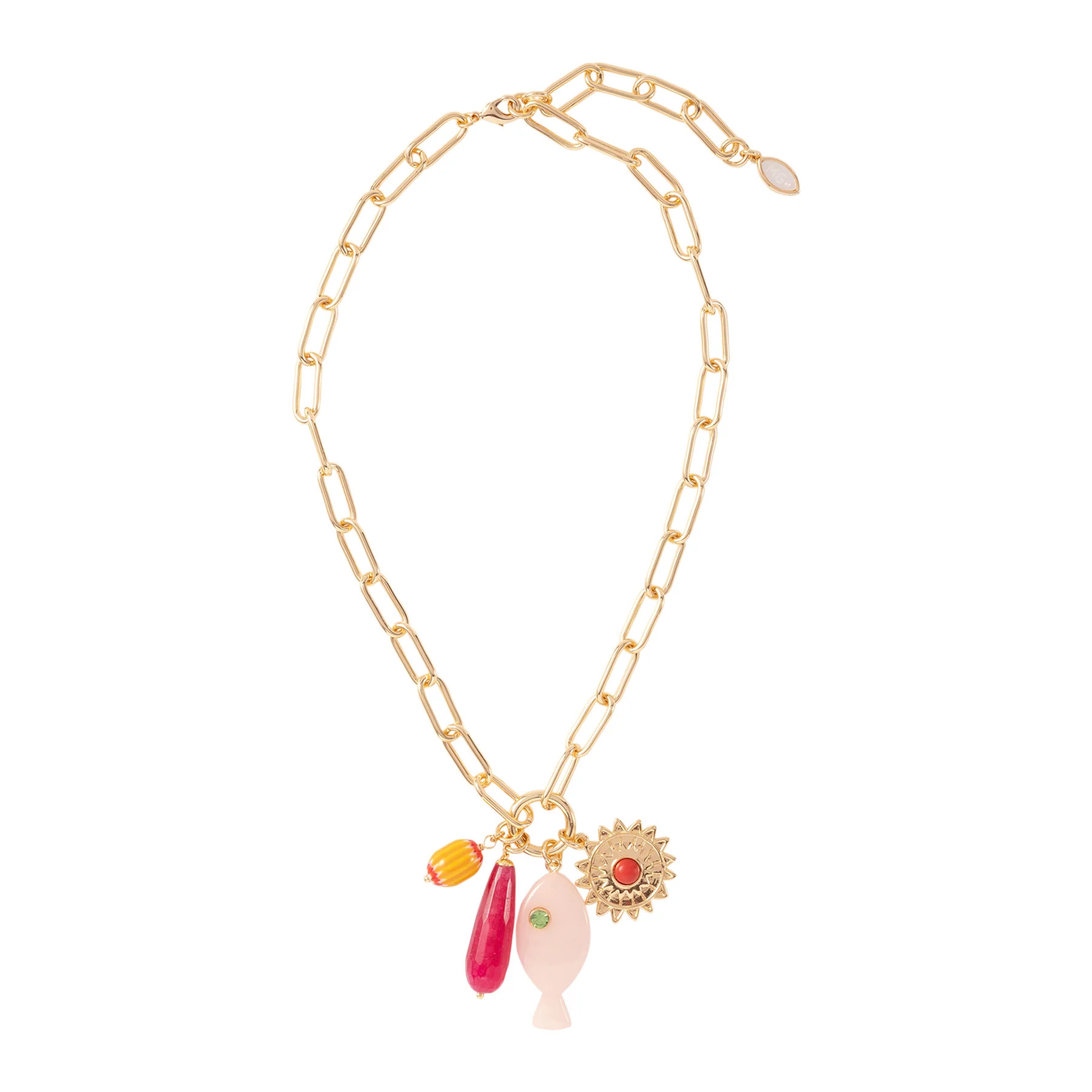 Liliana Charm Necklace | Gold Chain with Charms Necklace | Mignonne Gavigan