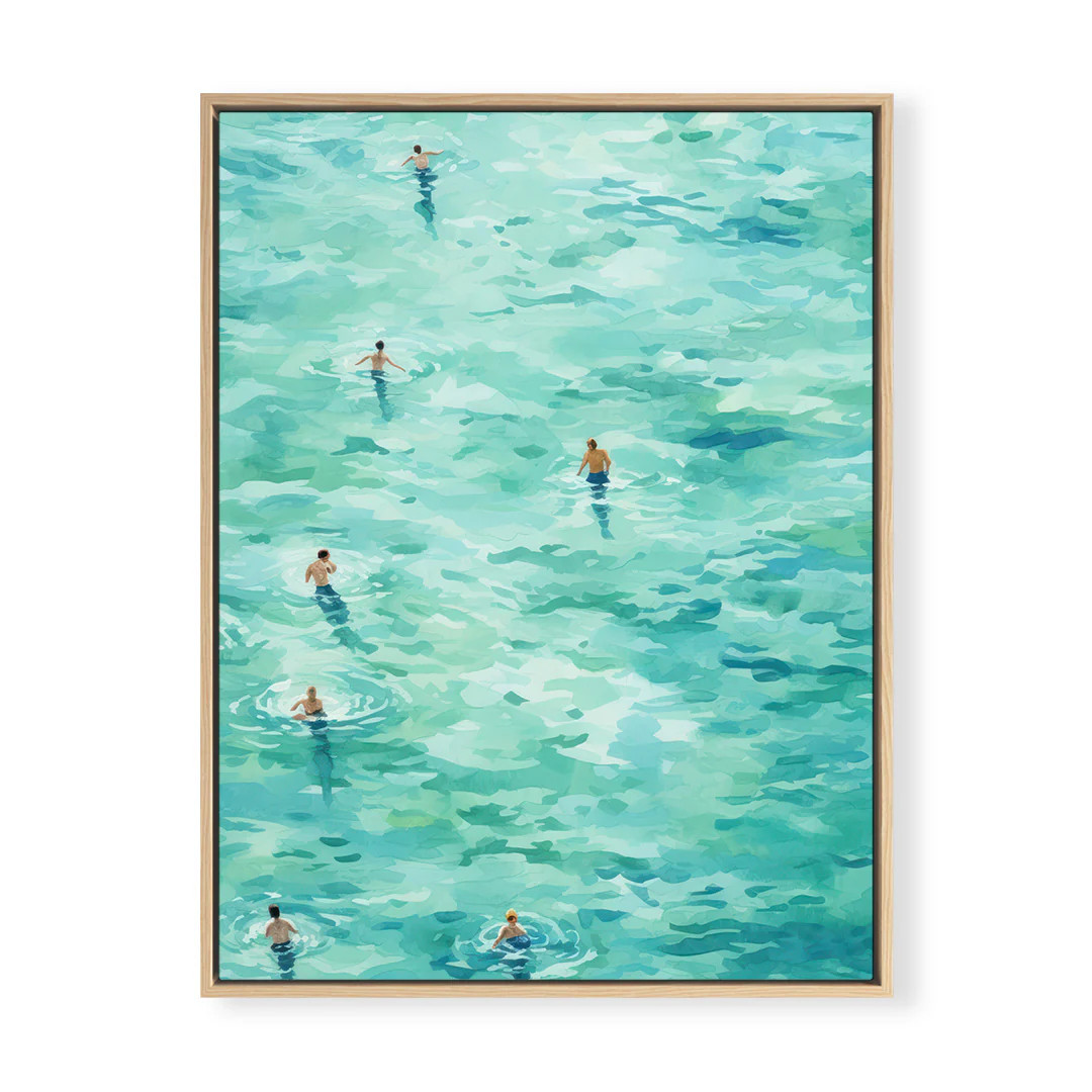 Afternoon Dip No.2 | High-End Abstract Wall Art | Urban Garden Prints