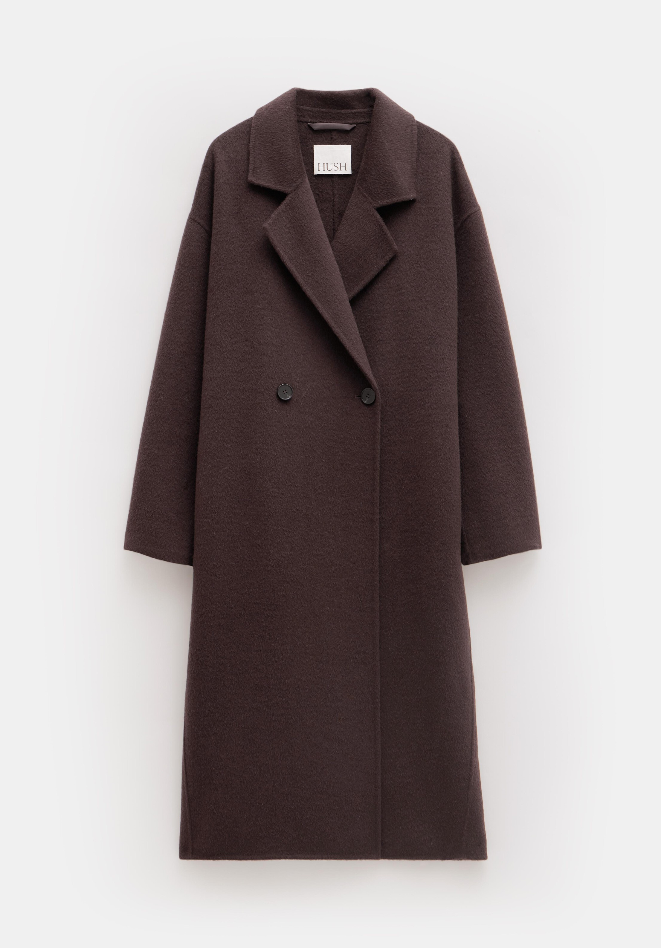 Pure Wool Double Faced Oversized Coat | Hush UK